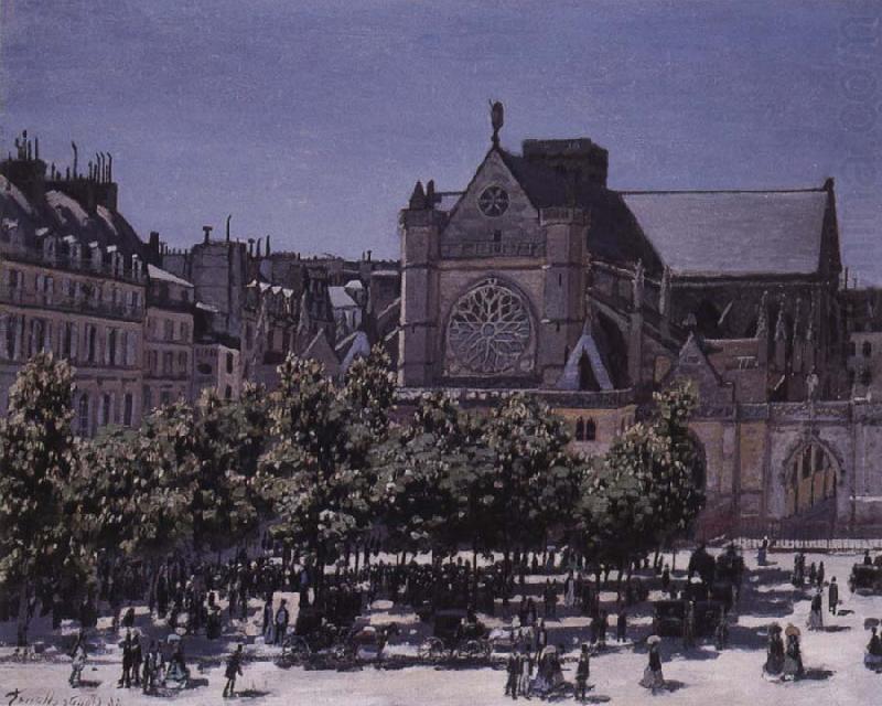 Claude Monet Saint-Germain l-Auxerrois china oil painting image